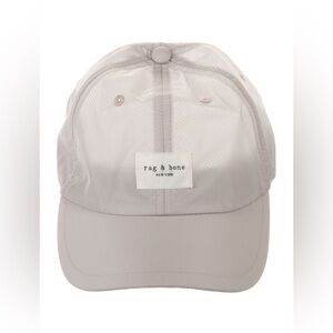 rag & bone Addison neutral tan baseball unisex recycled material hat